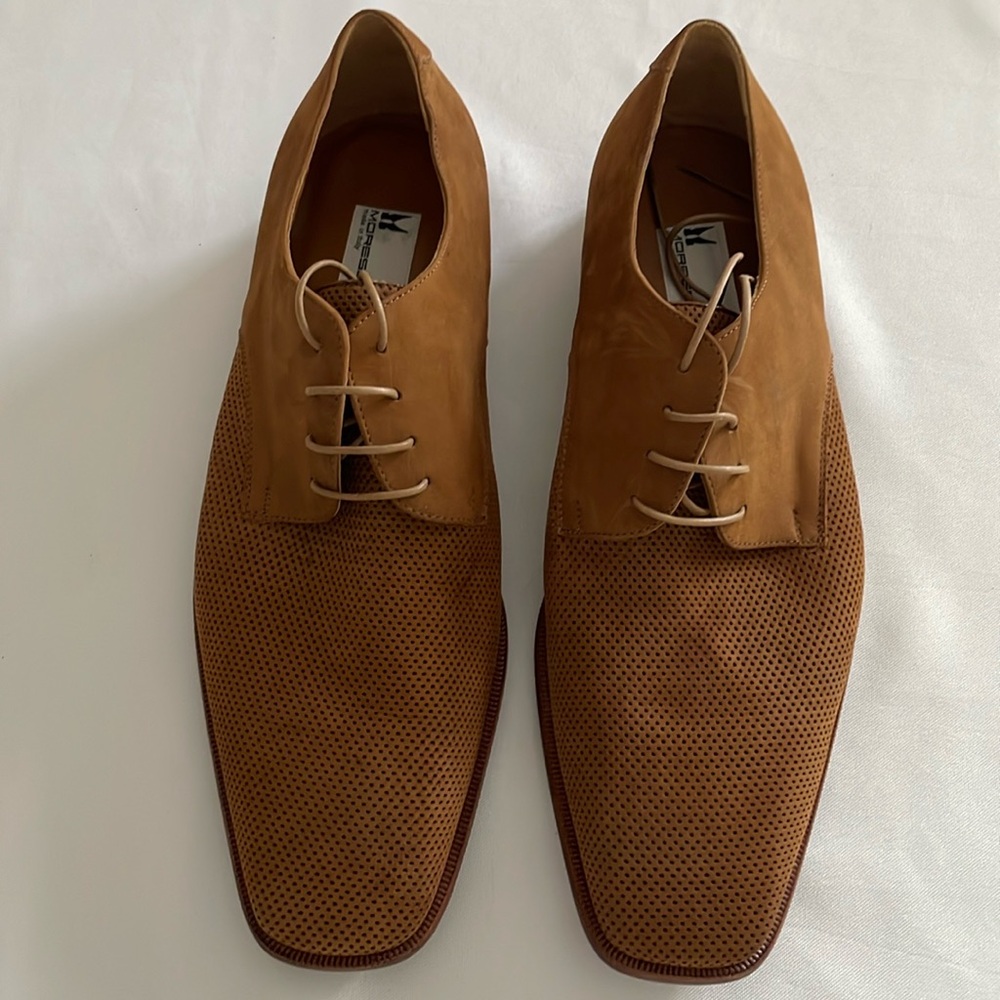 MORESCHI Men’s perforated lace up shoe